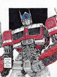 optimus prime from transformers