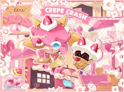 strawberry crepe cookie from cookie run
