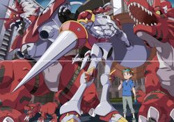 dukemon from digimon by mikan (mkn 0710)