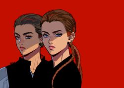 black widow from marvel by okada (hoooojicha)