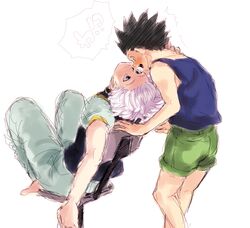 gon freecss from hunter x hunter by hanba guyokota