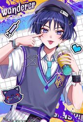 scaramouche (cat) (genshin impact) from genshin impact
