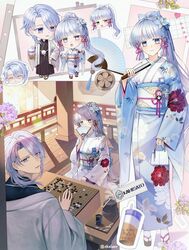 kamisato ayaka from genshin impact