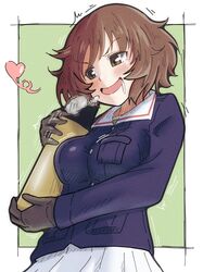 akiyama yukari from girls und panzer