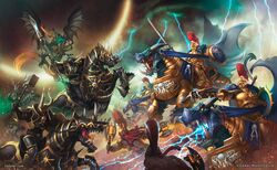 archaon the everchosen from warhammer: age of sigmar