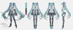 hatsune miku from vocaloid