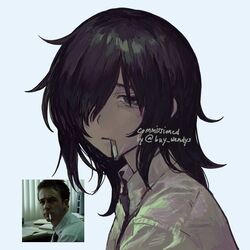 kuroki tomoko from fight club by hasu art