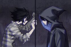 beyond birthday from death note by saaak57587044