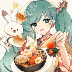 hatsune miku from vocaloid