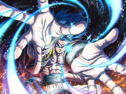 gogeta from dragon ball by mocky art