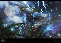 zinogre from monster hunter (series) by zhonglu999