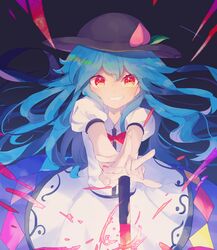 hinanawi tenshi from touhou by tsukikusa