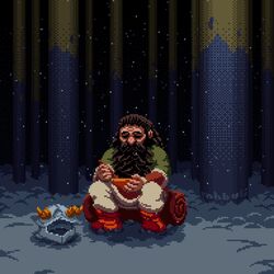 senshi (dungeon meshi) from dungeon meshi