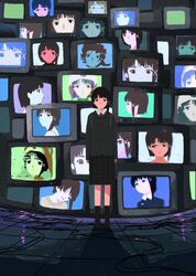 iwakura lain from serial experiments lain by woshihuyi