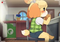 isabelle (animal crossing) from animal crossing by dagasi