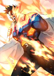 endeavor (boku no hero academia) from boku no hero academia