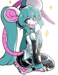hatsune miku from vocaloid