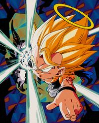 gogeta from dragon ball by fenyon