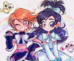 cure black from futari wa precure by linterteatime