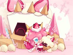 strawberry crepe cookie from cookie run