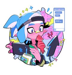 inkling boy from nintendo switch