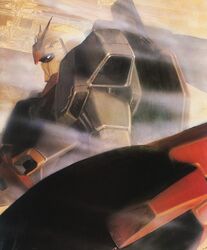 zeta gundam (mobile suit) from gundam by kobayashi makoto (illustrator)