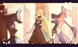 cynthia (pokemon) from pokemon by zeroartwo