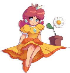 princess daisy from super mario bros.