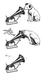 his master's voice fan art