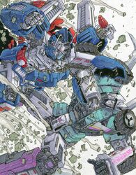 ultra magnus from the transformers (idw) by alex milne