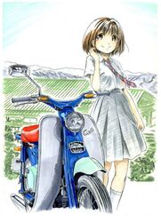 koguma (super cub) from super cub by nishimiya makoto