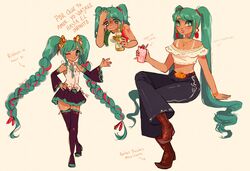 hatsune miku from vocaloid