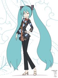 hatsune miku from vocaloid by digiral