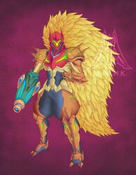 samus aran from blazblue