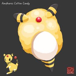ampharos from pokemon by yuki00yo