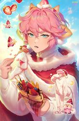 strawberry crepe cookie from cookie run