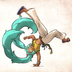 brazilian miku from vocaloid by ironlily