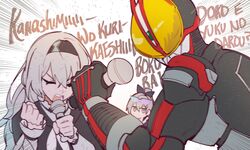 kamen rider faiz from honkai: star rail by eri (erikiri)