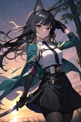 hoshimi miyabi from zenless zone zero by pixai