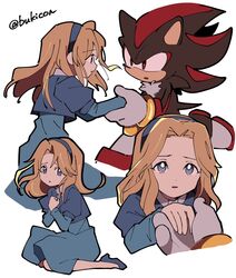 maria robotnik from sonic (series) by bukiko