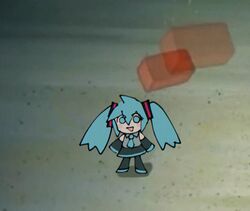 hatsune miku from vocaloid