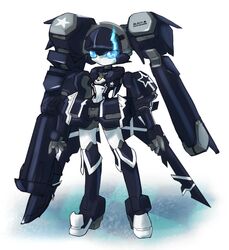 black rock shooter (character) from black rock shooter by akicha