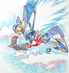 falcon armor x (mega man) from mega man (series)