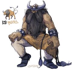tauros from pokemon by tamtamdi