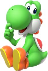yoshi from super mario bros.