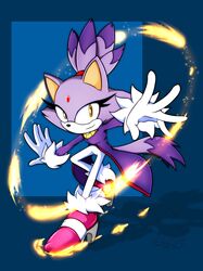 blaze the cat from sonic (series)