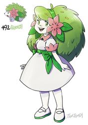 shaymin from pokemon by tamtamdi