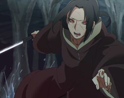 uchiha itachi from naruto (series) by bidarian
