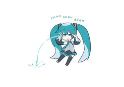 hatsune miku from vocaloid