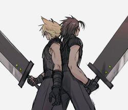 cloud strife from final fantasy by oishiioniku1129